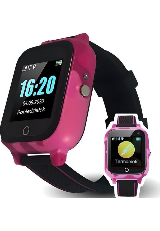 Smartwatch GoGPS K27 Czarny (K27TPK). Rodzaj zegarka: smartwatch. Kolor: czarny