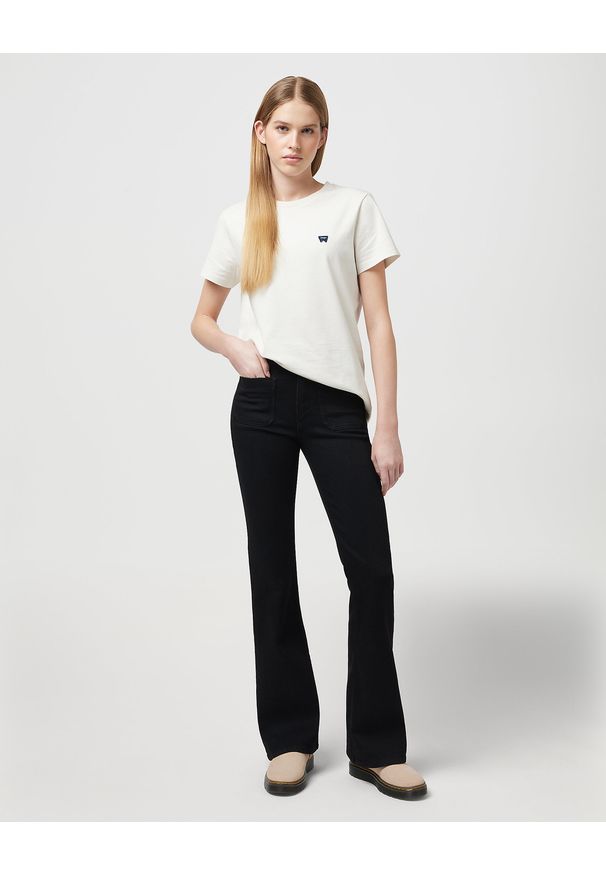 Wrangler - DAMSKIE SPODNIE JEANSOWE WRANGLER FLARE BLACK 112375181