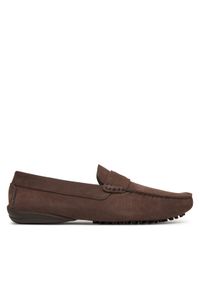 Pollini Mokasyny SB10402G0MUV0301 Brązowy. Kolor: brązowy. Materiał: skóra, nubuk