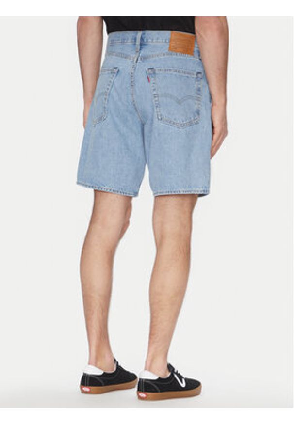 Levi's® Szorty jeansowe 468™ A8461-0015 Niebieski Loose Fit. Kolor: niebieski. Materiał: bawełna