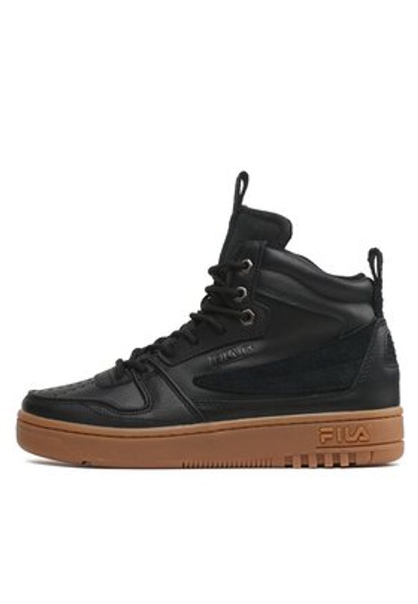 Fila Sneakersy Fxventuno O Mid FFM0155.80010 Czarny. Kolor: czarny. Materiał: skóra
