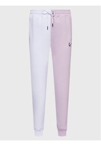 Karl Kani Spodnie dresowe Small Signature 6103189 Kolorowy Regular Fit. Materiał: dresówka, bawełna. Wzór: kolorowy