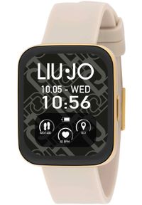 Liujo - Smartwatch damski LIU JO SWLJ094 beżowy pasek. Rodzaj zegarka: smartwatch. Kolor: beżowy