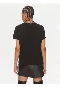 Patrizia Pepe T-Shirt 2M4373/J111-K103 Czarny Regular Fit. Kolor: czarny. Materiał: bawełna #3