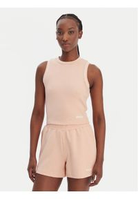 Guess Top V6GP17 K3215 Pomarańczowy Regular Fit. Kolor: pomarańczowy. Materiał: syntetyk #1