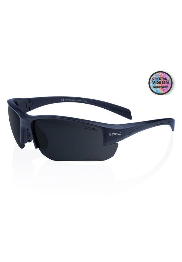 Okulary przeciwsłoneczne unisex OPC San Salvo Crystal Vision. Kolor: czarny