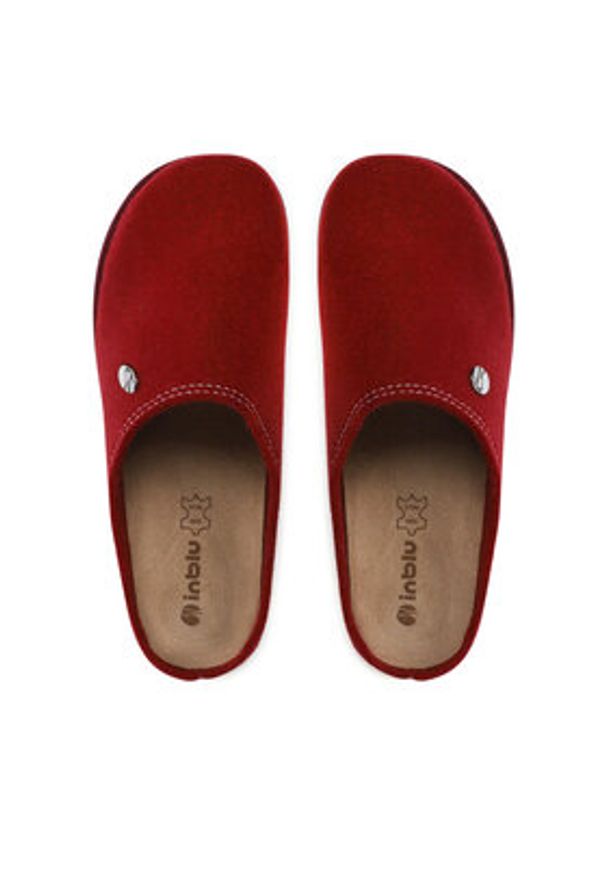 Inblu Kapcie CS07FE03 Bordowy. Kolor: czerwony