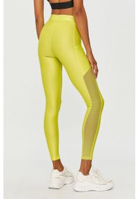 Guess Jeans - Legginsy. Kolor: żółty, zielony, wielokolorowy. Materiał: poliester, dzianina, poliamid, elastan. Wzór: gładki #4