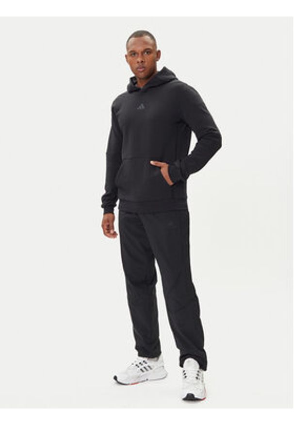 Adidas - adidas Bluza techniczna Designed for Training IY1119 Czarny Regular Fit. Kolor: czarny. Materiał: syntetyk