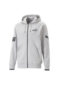 Puma Bluza Power Colorblock Fz Tr 67332704. Kolor: szary