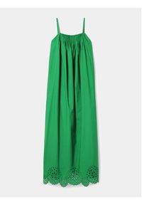 Desigual Sukienka letnia Porland 24SWVW21 Zielony Loose Fit. Kolor: zielony. Materiał: bawełna. Sezon: lato #5