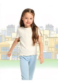 Sinsay - Koszulka 2 pack - wielobarwny. Materiał: materiał, prążkowany. Długość rękawa: krótki rękaw. Długość: krótkie. Wzór: kwiaty #1