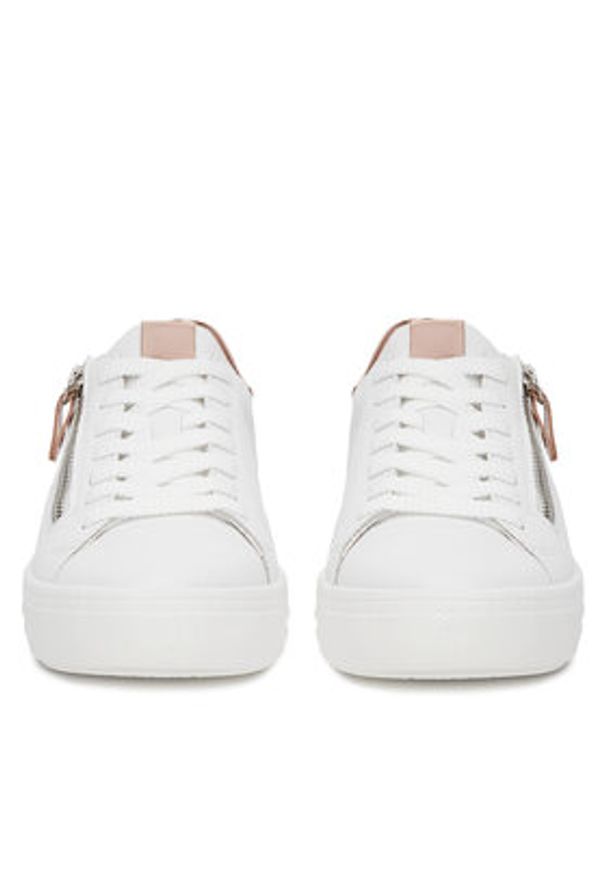 Remonte Sneakersy D0903-81 Biały. Kolor: biały. Materiał: skóra