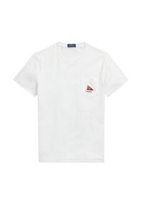 Polo Ralph Lauren T-Shirt 710B21952001 Biały Regular Fit. Typ kołnierza: polo. Kolor: biały. Materiał: bawełna #3