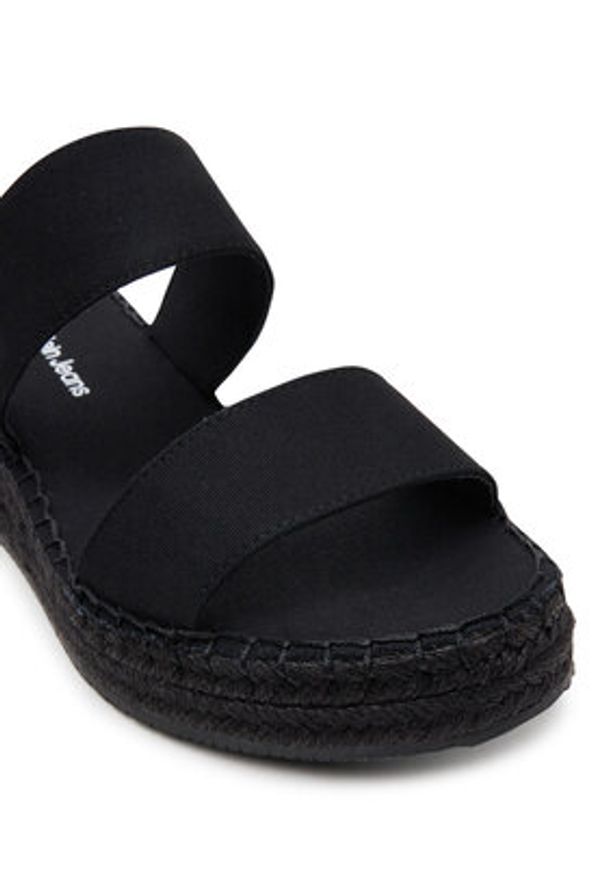 Calvin Klein Jeans Espadryle Sporty Rope Mg Lth Webbing YW0YW01704 Czarny. Kolor: czarny. Materiał: materiał. Styl: sportowy
