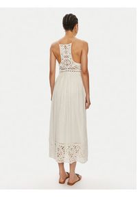 TwinSet - TWINSET Sukienka letnia 241TT3171 Écru Loose Fit. Materiał: bawełna. Sezon: lato