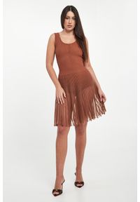 Elisabetta Franchi - Sukienka z ażurowej dziany ELISABETTA FRANCHI. Wzór: ażurowy #2