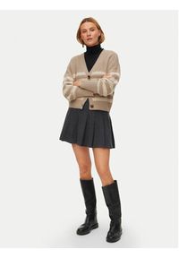 Vero Moda Kardigan Lea 10249632 Beżowy Regular Fit. Kolor: beżowy. Materiał: syntetyk #3