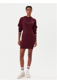 Guess Sukienka dzianinowa V5BK01 Z1152 Bordowy Regular Fit. Kolor: czerwony. Materiał: akryl #2