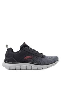 skechers - Skechers Sneakersy TRACK RIPKENT 232399 BKCC Czarny. Kolor: czarny. Materiał: materiał