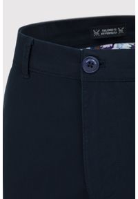 Pako Lorente - PAKO LORENTE – Granatowe spodnie chino. Okazja: na co dzień. Kolor: niebieski. Materiał: bawełna, elastan. Wzór: gładki. Sezon: wiosna. Styl: casual #7