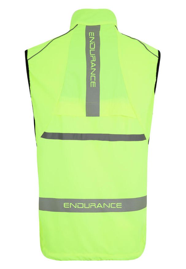 ENDURANCE - Kamizelka do biegania Endurance Laupen. Kolor: wielokolorowy, żółty, pomarańczowy. Sezon: zima, jesień. Sport: fitness