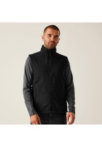 Regatta - Męski kamizelka z mikropolaru. Kolor: czarny. Sport: turystyka piesza #1
