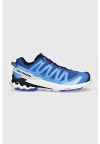 salomon - Salomon buty XA PRO 3D V9 kolor niebieski. Zapięcie: sznurówki. Kolor: niebieski. Materiał: syntetyk, materiał. Szerokość cholewki: normalna #1