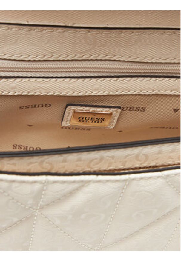 Guess Torebka Aldina HWGG96 63200 Biały. Kolor: biały. Materiał: skórzane