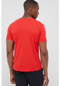 CMP t-shirt kolor czarny z nadrukiem. Okazja: na co dzień. Kolor: czerwony. Materiał: dzianina. Wzór: nadruk. Styl: casual