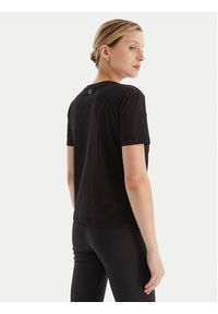 TwinSet - TWINSET T-Shirt 252TT2312 Czarny Regular Fit. Kolor: czarny. Materiał: bawełna