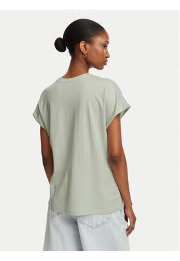 only - ONLY T-Shirt Jany 15372108 Zielony jasny Regular Fit. Kolor: zielony. Materiał: syntetyk