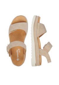 Remonte Sandały CEO-D3P53-62 Beżowy jasny. Kolor: beżowy. Materiał: skóra, syntetyk #4