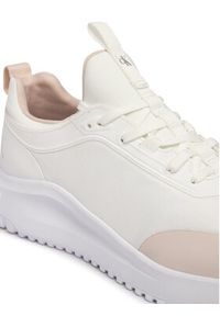 Calvin Klein Jeans Sneakersy Eva Runner Laceup Sock Mat Mix YW0YW02064 Biały. Kolor: biały. Materiał: materiał #2
