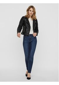 Vero Moda Kurtka z imitacji skóry Kerri 10228728 Czarny Regular Fit. Kolor: czarny. Materiał: skóra #12