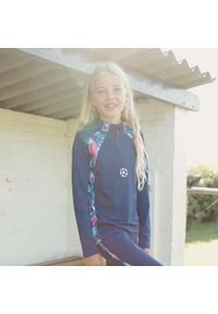 CHAMPIONS LEAGUE - Dres piłkarski dziecięcy Champions League. Kolor: niebieski. Materiał: dresówka. Styl: sportowy #1