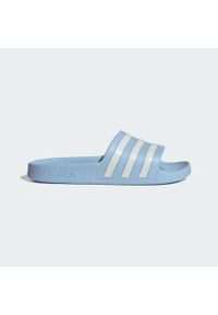 Adidas - Klapki adilette Aqua. Okazja: na plażę. Kolor: biały, wielokolorowy, niebieski. Styl: elegancki #2