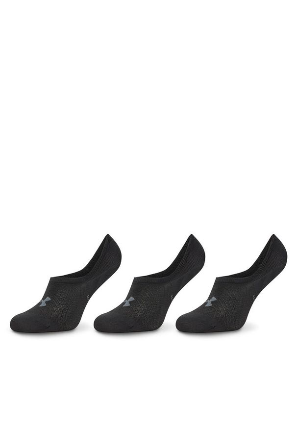 Zestaw 3 par stopek unisex Under Armour. Kolor: czarny