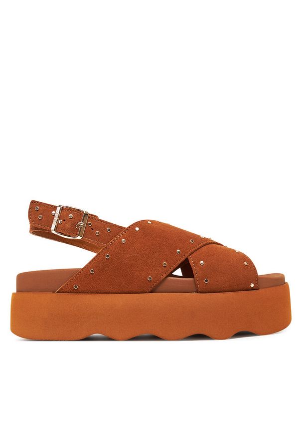 Sandały Scholl. Kolor: brązowy