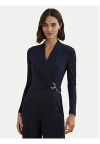 Lauren Ralph Lauren - LAUREN RALPH LAUREN Kombinezon 200957619 Granatowy Slim Fit. Kolor: niebieski. Materiał: syntetyk #2