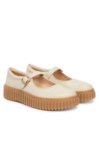Clarks Półbuty Torhill Jane 26186305 Écru. Kolor: kremowy. Materiał: skóra #2