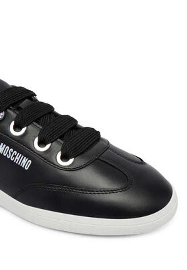 Love Moschino - LOVE MOSCHINO Sneakersy JA15142G1OIA0000 Czarny. Kolor: czarny. Materiał: skóra