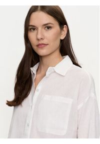 Brave Soul Koszula LSH-659ARIEL Biały Regular Fit. Kolor: biały. Materiał: bawełna #2