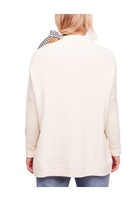 FREE PEOPLE - Kremowy sweter Ottoman Slouchy. Kolor: beżowy. Materiał: dzianina, prążkowany. Długość rękawa: długi rękaw. Długość: długie #2