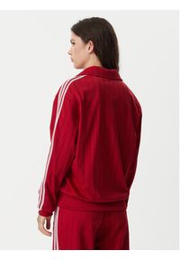 Adidas - adidas Bluza Pinstripe Firebrid Loose Tracktop KS9984 Czerwony Regular Fit. Kolor: czerwony. Materiał: syntetyk #8