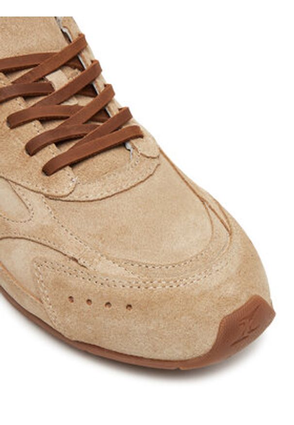 Bronx Sneakersy Myr-aa 66647-CV Beżowy. Kolor: beżowy. Materiał: zamsz, skóra
