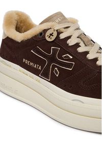 Premiata Sneakersy MICOL VAR 7894M Brązowy. Kolor: brązowy. Materiał: skóra