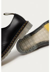 Dr. Martens Półbuty skórzane 1461 Iced kolor czarny na płaskim obcasie. Nosek buta: okrągły. Zapięcie: sznurówki. Kolor: czarny. Materiał: skóra. Obcas: na obcasie. Wysokość obcasa: niski #3