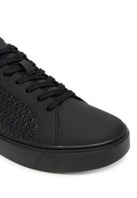 Calvin Klein Sneakersy Classic Cupsole Laceup Aop YM0YM01431 Czarny. Kolor: czarny. Materiał: skóra #3
