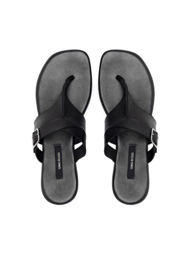 Gino Rossi Japonki YARA-6610 Czarny. Kolor: czarny. Materiał: skóra